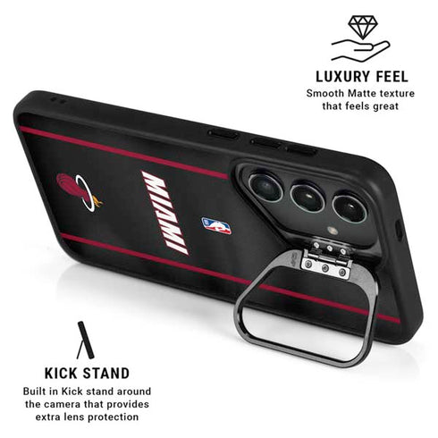 NBA Miami Heat Jersey Galaxy S25 Ultra Kickstand Case